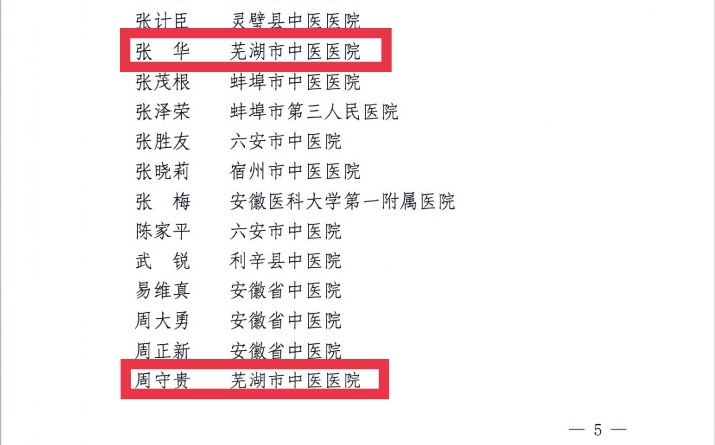 【喜报】云顶集团yd1233检测网址多人获评第二届安徽省国医名师、第三届安徽省名中医、第一届安徽省名中药师(图4)